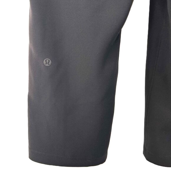 Lululemon Women's Black Keep Moving 23" Crop Loose Fit Trousers Pants Size 8 - Picture 7 of 7